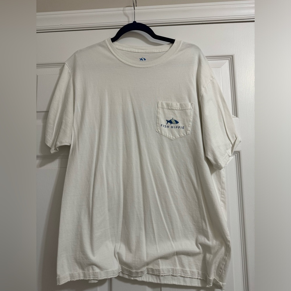 Fish Hippie T Shirt XL